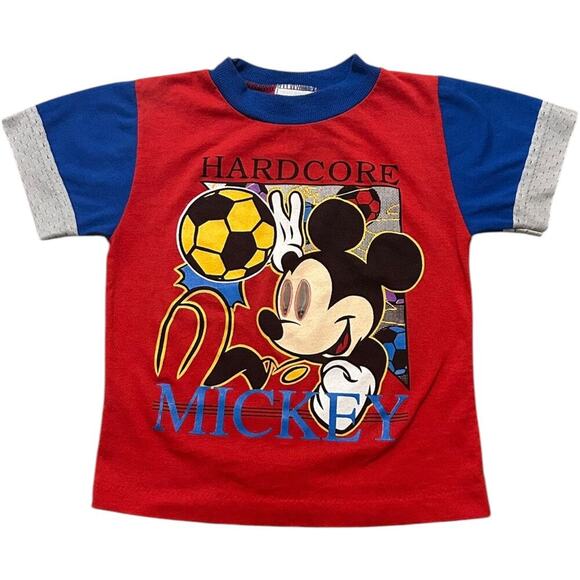 Mickey Mouse 90’s Hardcore Soccer 3D Shirt - Picture 1 of 5